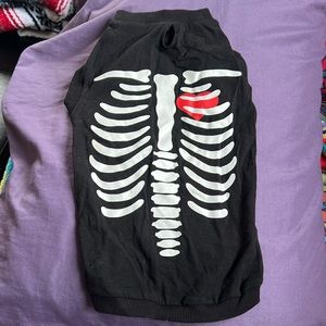 Small, Black, Skeleton for Small Dog